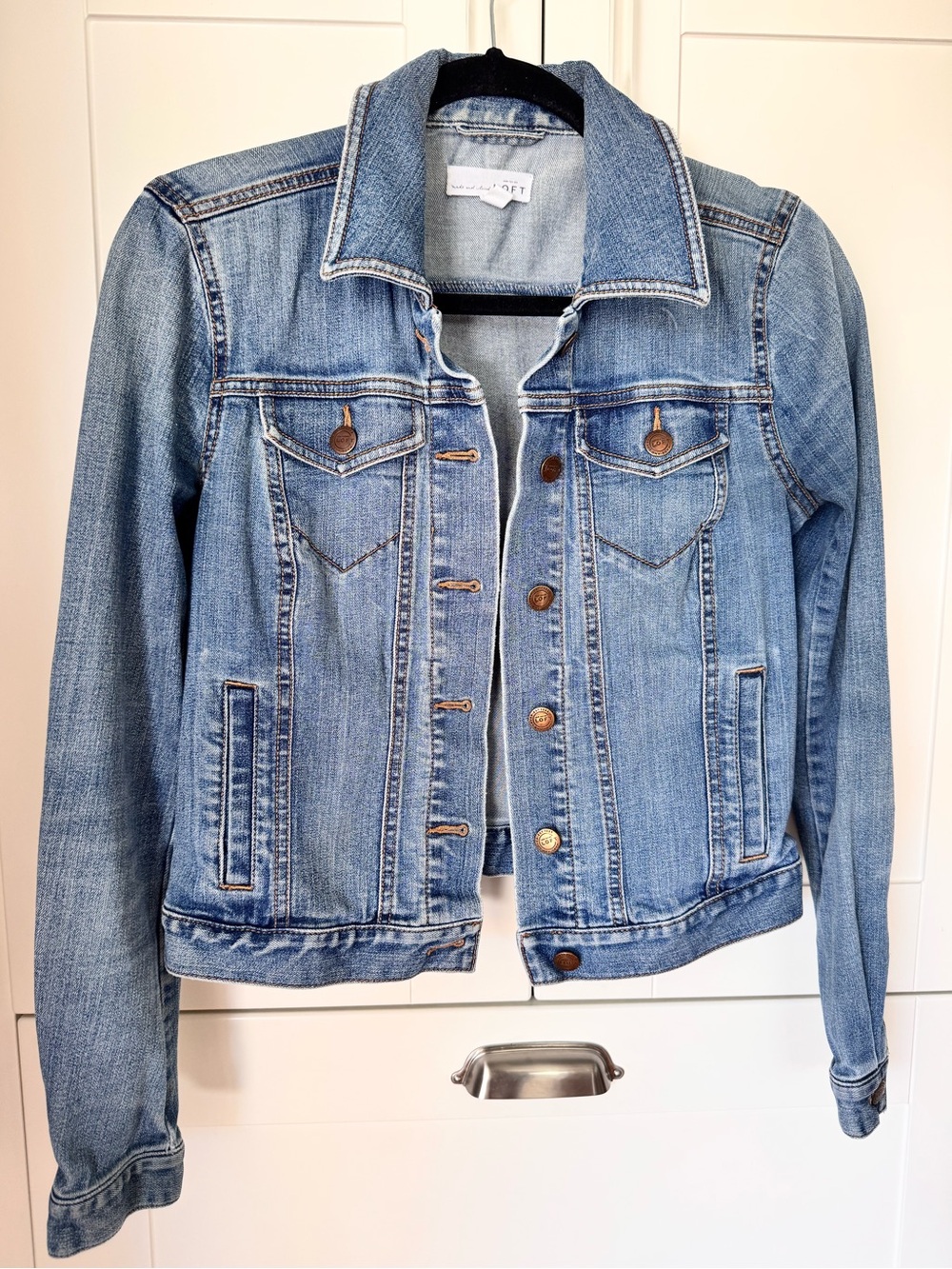 LOFT Light Blue Denim Jacket - Women
